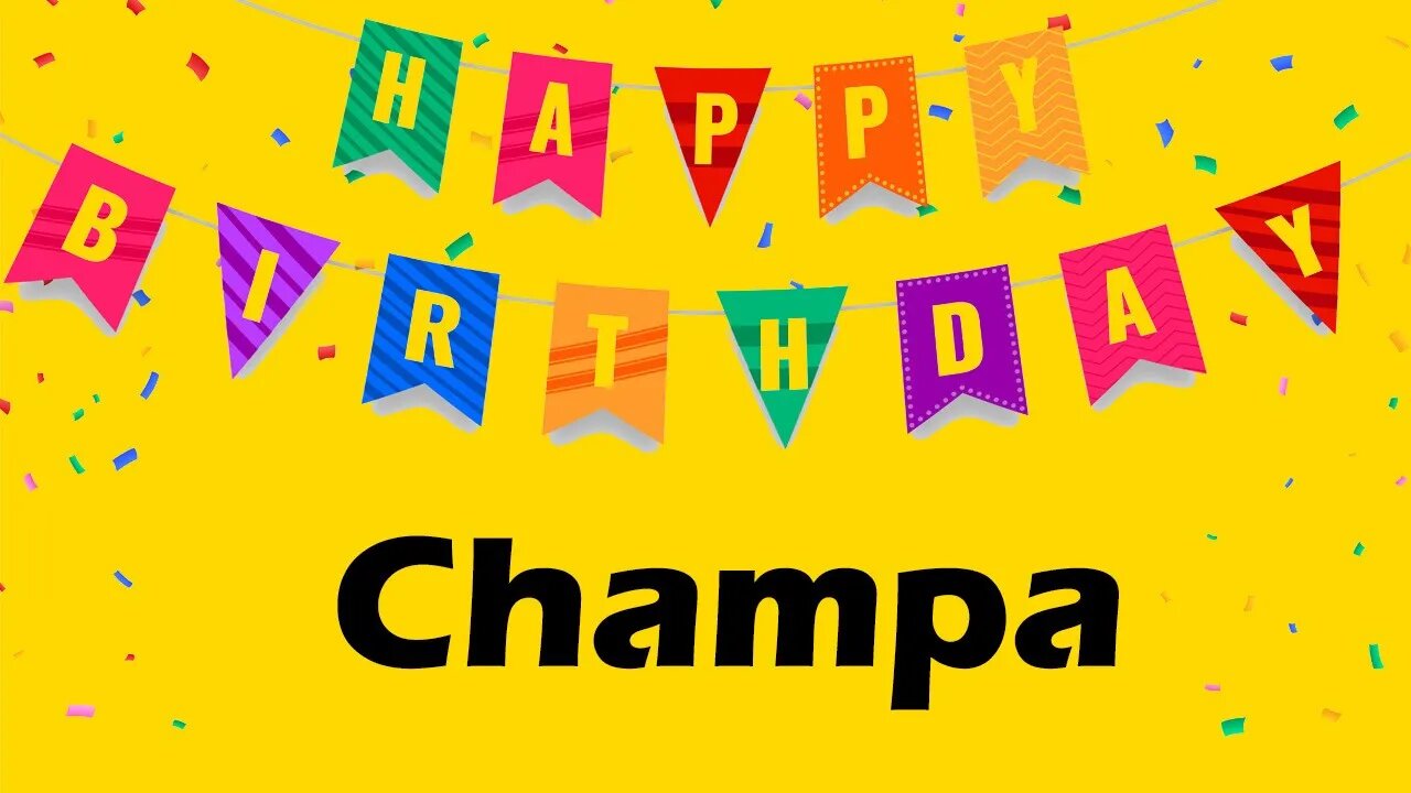Happy Birthday to Champa - Birthday Wish From Birthday Bash