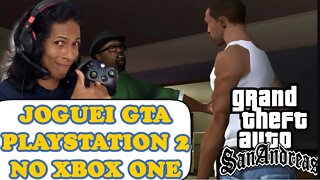 #vlog - JOGUEI GTA PLAYSTATION 2 NO XBOX ONE FAT !