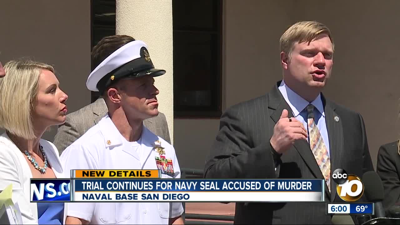 Trial continues for Navy SEAL accused of murder