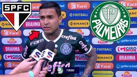 INCRÍVEL! OLHA O QUE DUDU DISSE APÓS JOGO CONTRA SÃO PAULO!