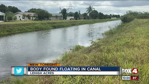 Body found floating in Lehigh Acres canal