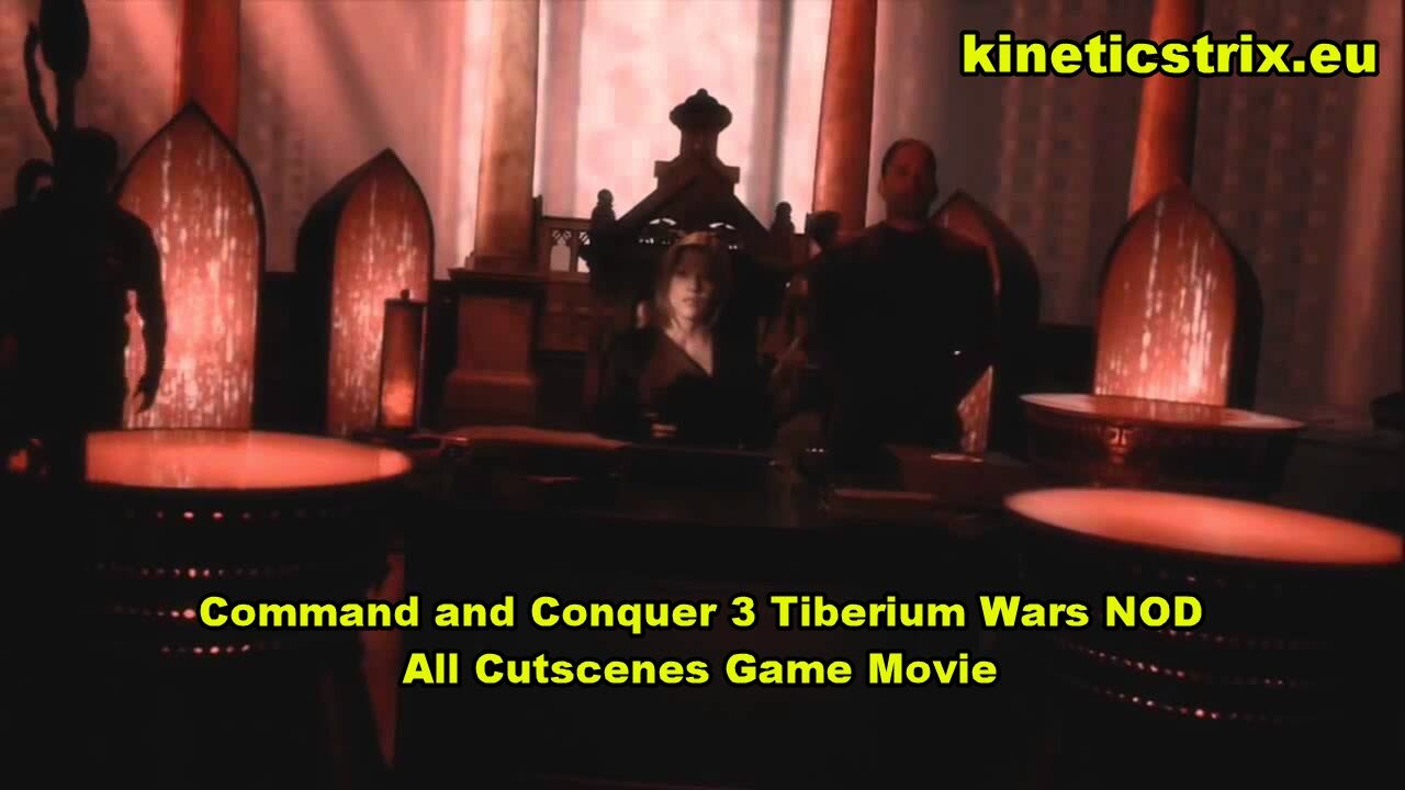 Command and Conquer 3 Tiberium Wars NOD All Cutscenes Game Movie