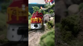 Santa Fe pulling the Christmas Train