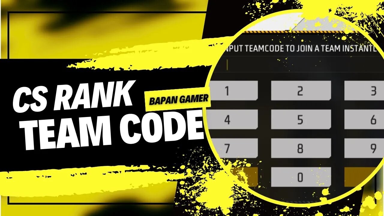 TEAM CODE CS RANK . #bapan99live #youtube #