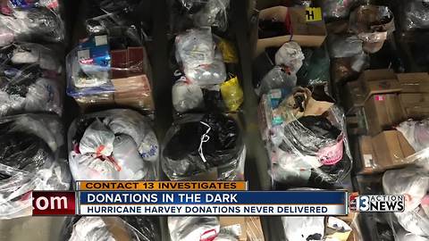 Hurricane Harvey donations never delivered