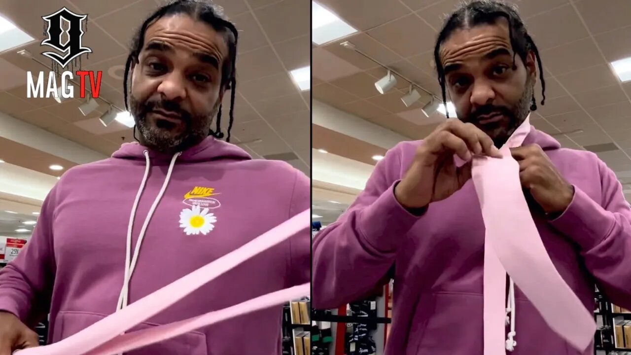 "Don't Say I Ain't Show U Nothing" Jim Jones Demonstrates How To Tie A Tie! 👔