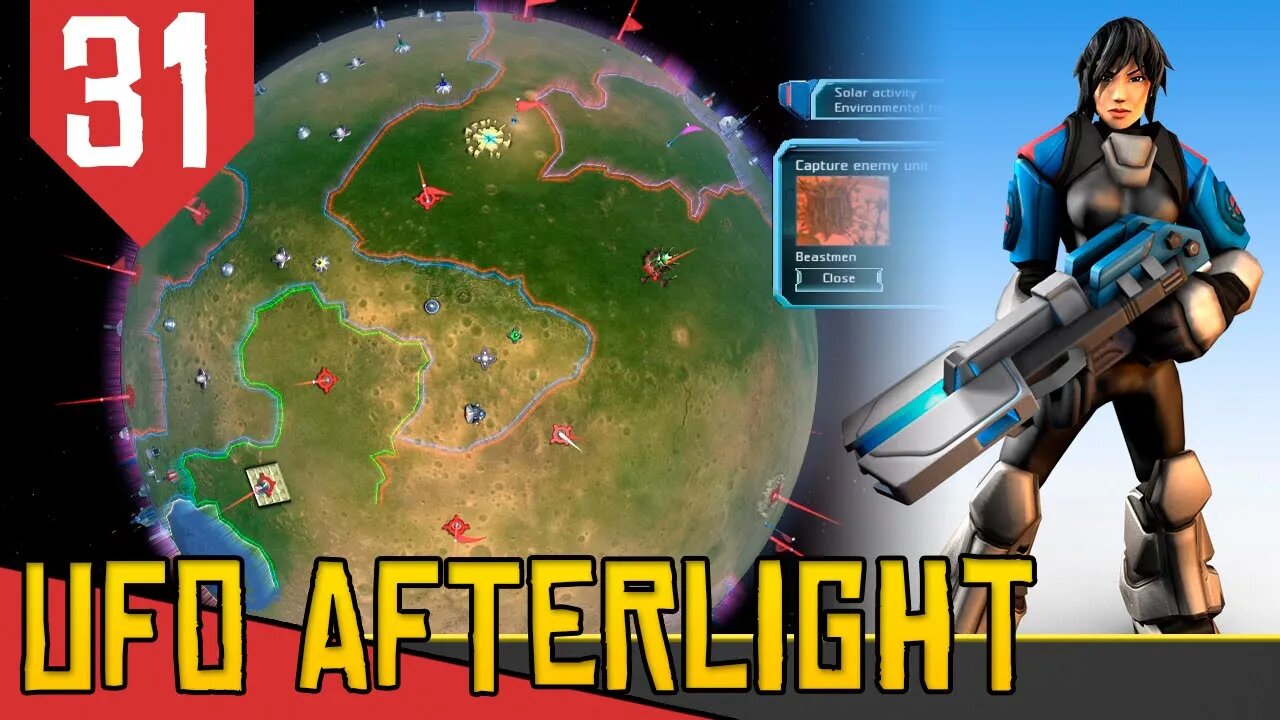 Primeira Missão da LUA! - UFO Afterlight #31 [Gameplay PT-BR]