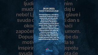 Poruka Svemira 26.01.2023. 💙