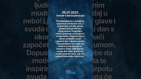 Poruka Svemira 26.01.2023. 💙
