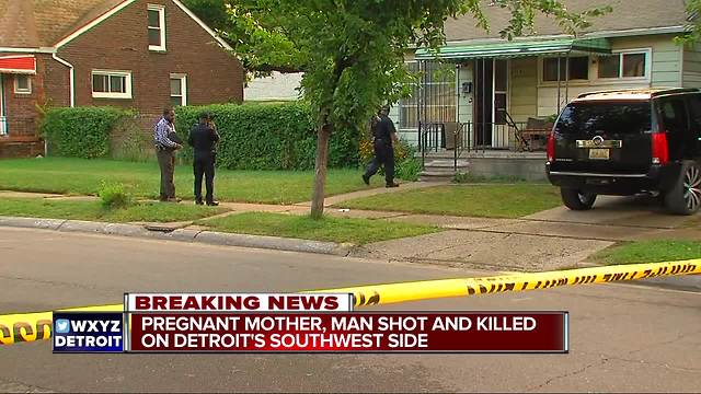 Pregnant mother, man shot and killed on Detroit's southwest side