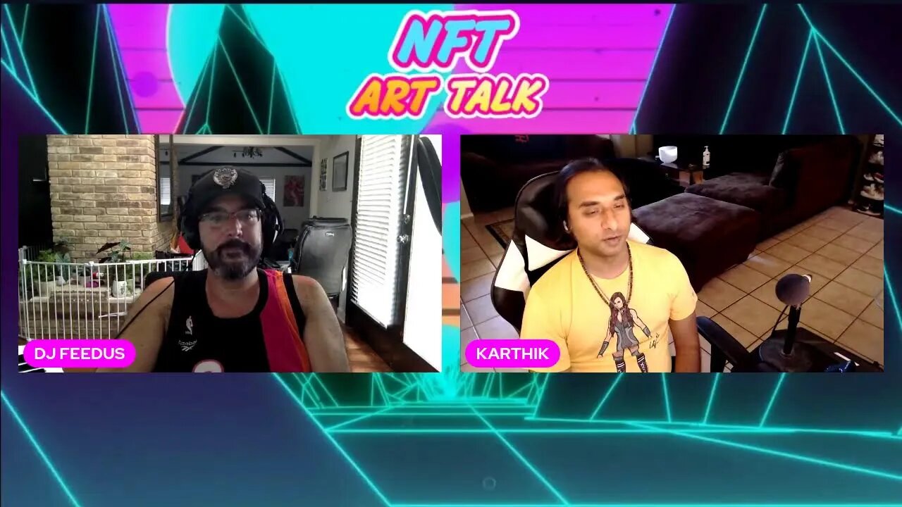 NFT ART TALK - EP 71 - NFT ART & NFT MUSIC - Marcello.eth, Mister Cartoon, Mofoz, Grem Gang