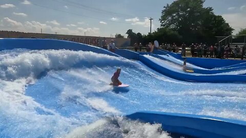 flowrider - Amy - 3 at Soak City, Kings Island