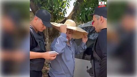 A polícia acusou a pessoa errada de larápio e teve uma grande surpresa.