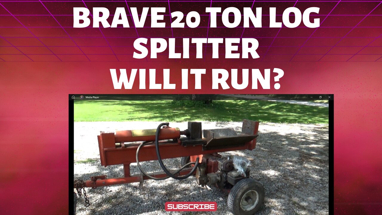 Brave 20 ton log splitter, will it run?