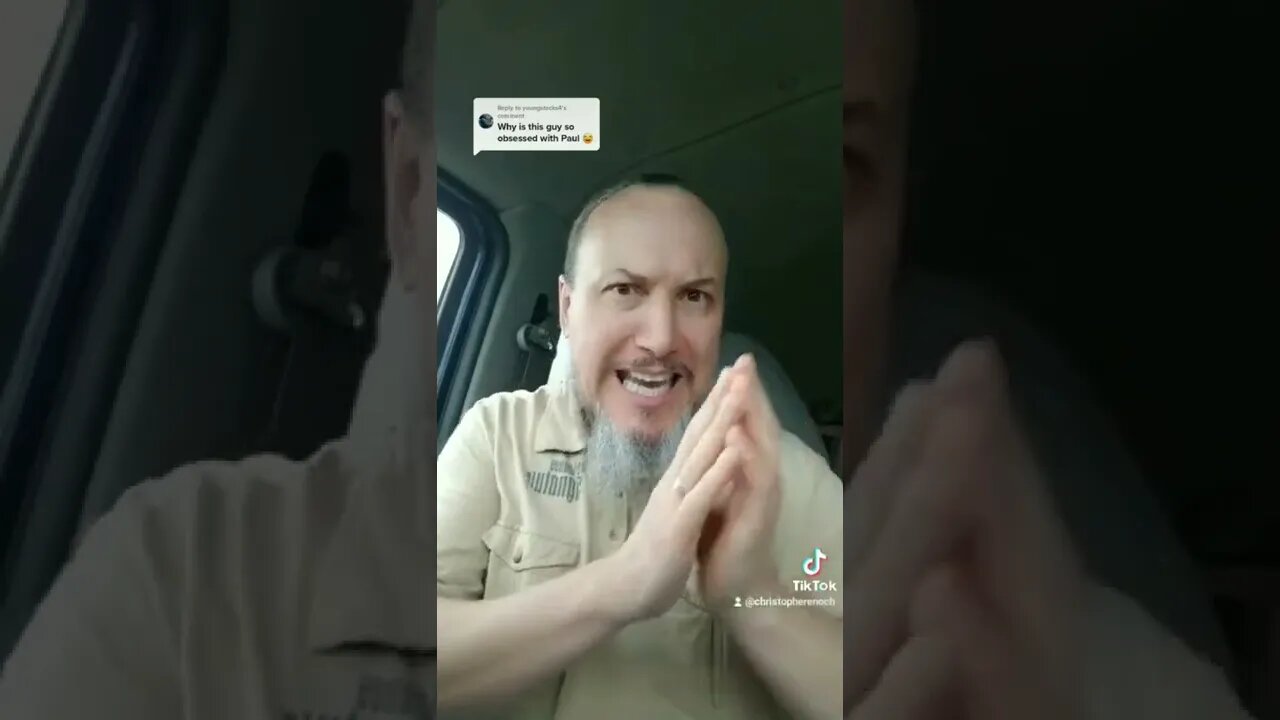 Why am I so "obsessed" with Paul?