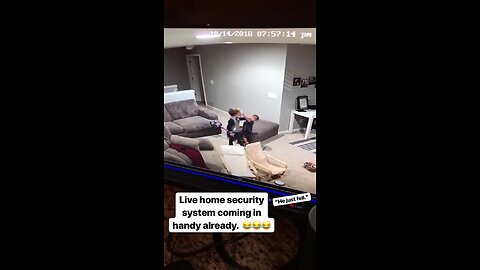 Kid denies pushing little brother, gets caught red-handed on camera