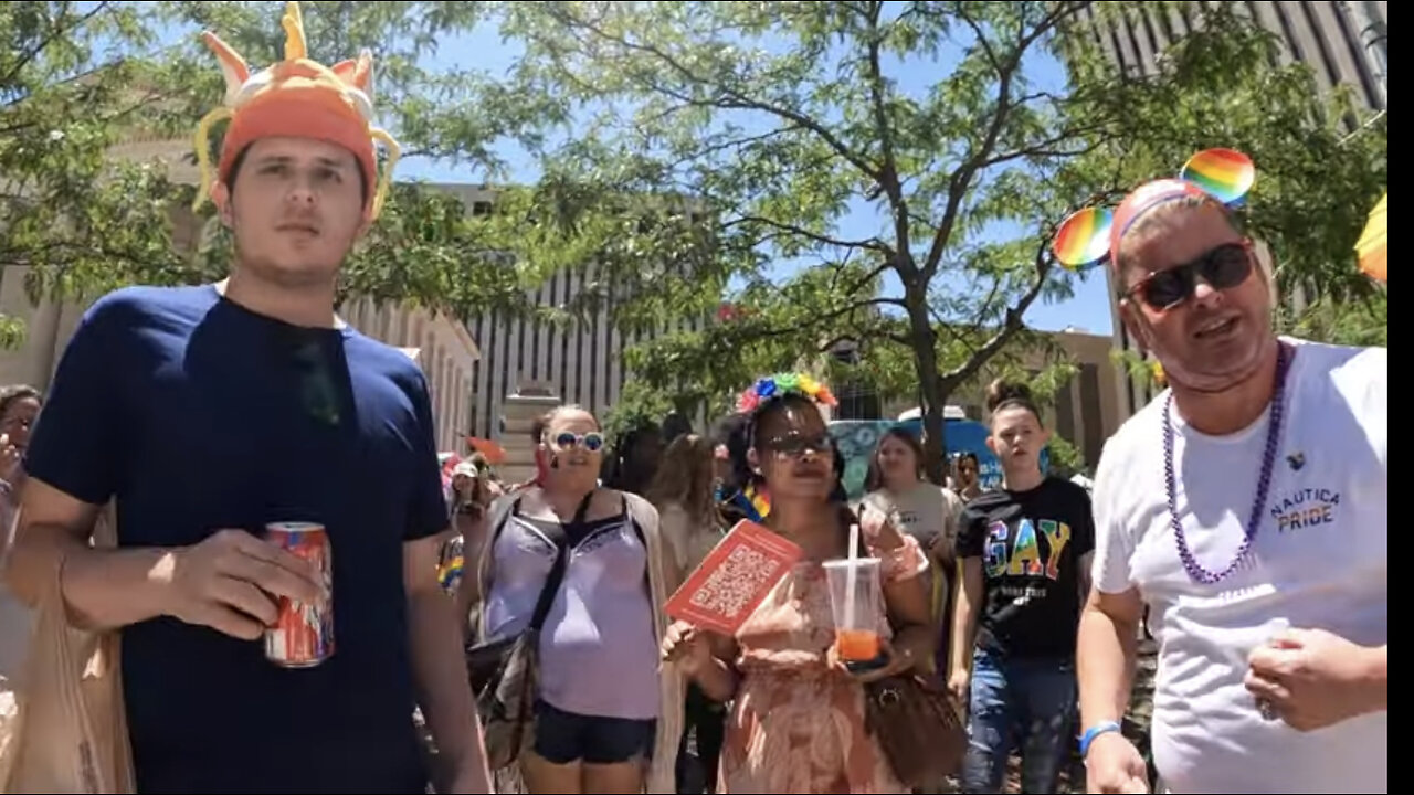 ANGRY MOB SURROUNDS LOVING STREET PREACHERS AT LGBT PRIDE FESTIVAL