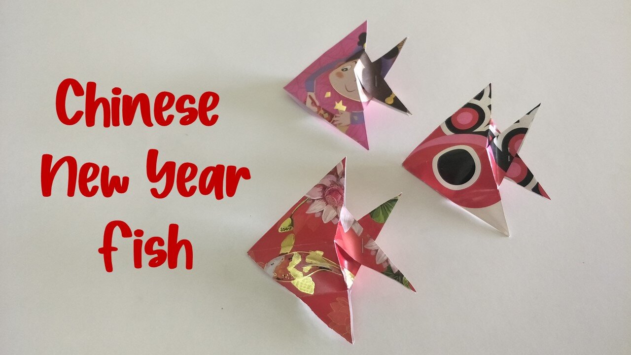 How to Make Origami Fish - Chinese New Year