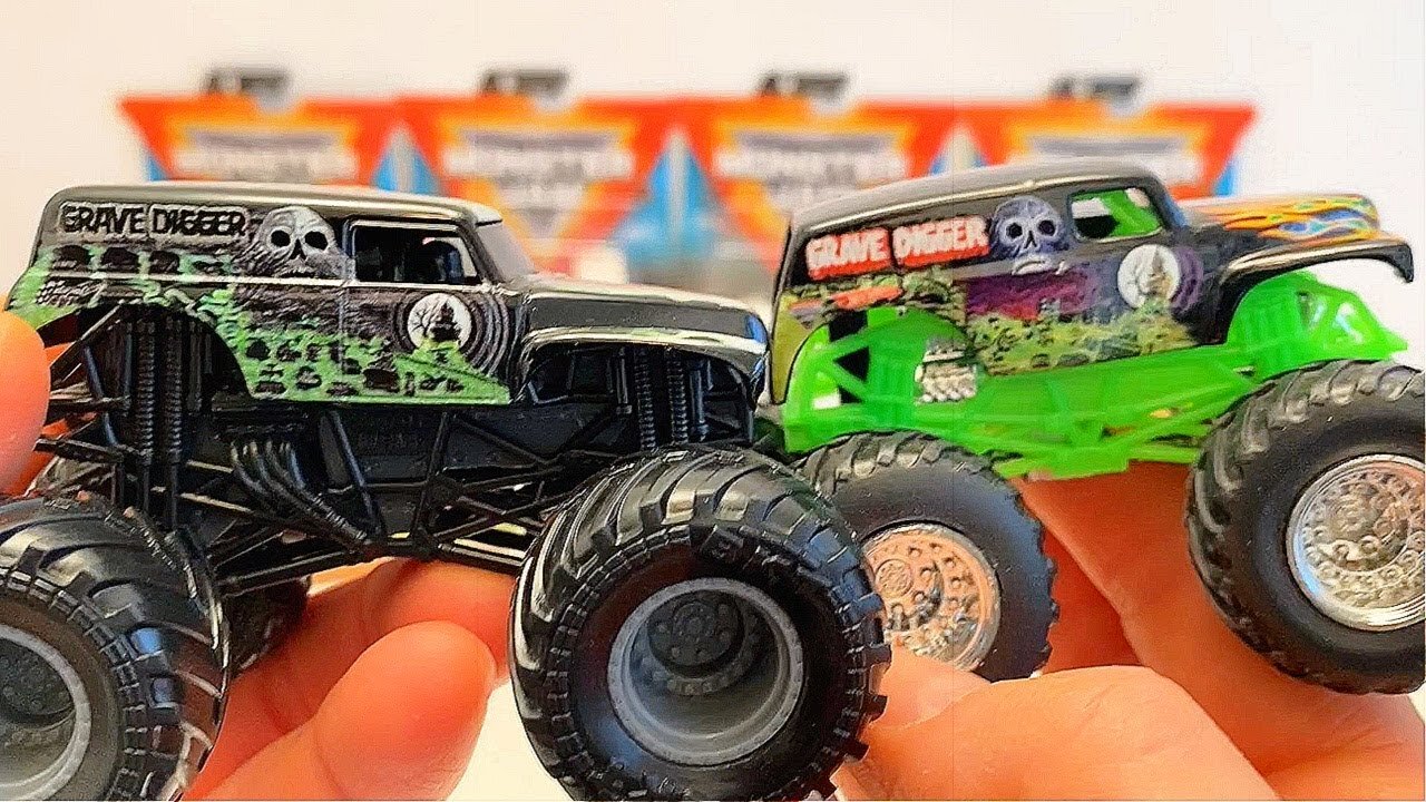 MONSTER JAM | SPIN MASTER | GRAVE DIGGER | MONSTER MUTT | HOT WHEELS MONSTER TRUCKS | ALIEN INVASION