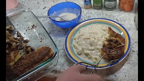 Front Yard Chickens (Part 2) - Parmesan Crusted Chicken with Fettuccini Alfredo