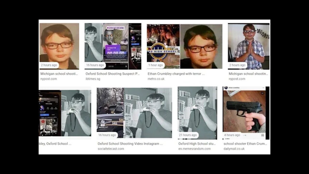 Michigan Oxford School Shooting - Ethan Crumbley 15 Charged As Adult With Multiple Murders