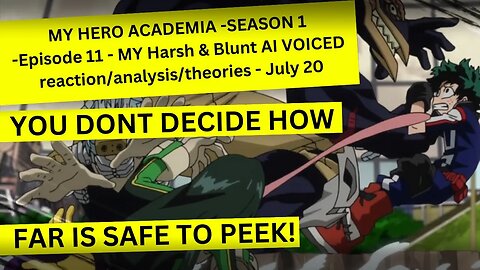 #myheroacademia - #season 1 #episode 11 - #voice #reaction