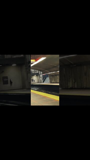 Stunning metro arrival #montreal #traintravel #viralvideo