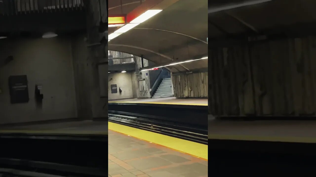 Stunning metro arrival #montreal #traintravel #viralvideo