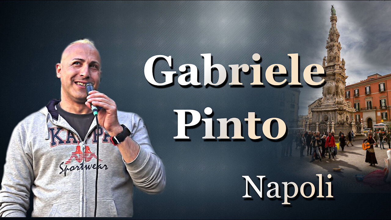 Gabriele Pinto al “Liberiamo Napoli” il 25 aprile 2021 a Napoli