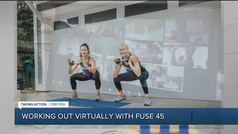 Working Out Virtually with Fuse 45