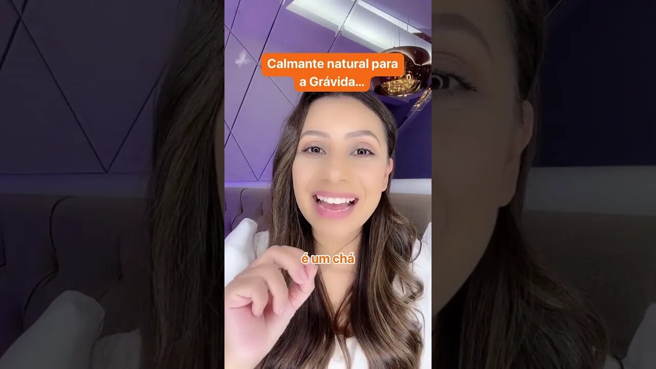 Isso é um calmante natural para as gestantes