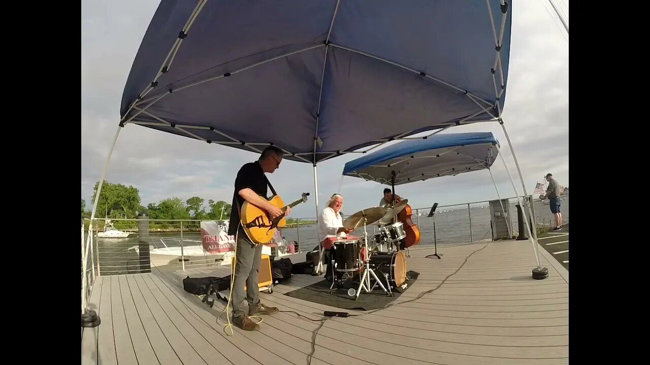 The Port 5 Live Jazz Trio @ the National Association of Naval Veterans "Fly me to the moon"