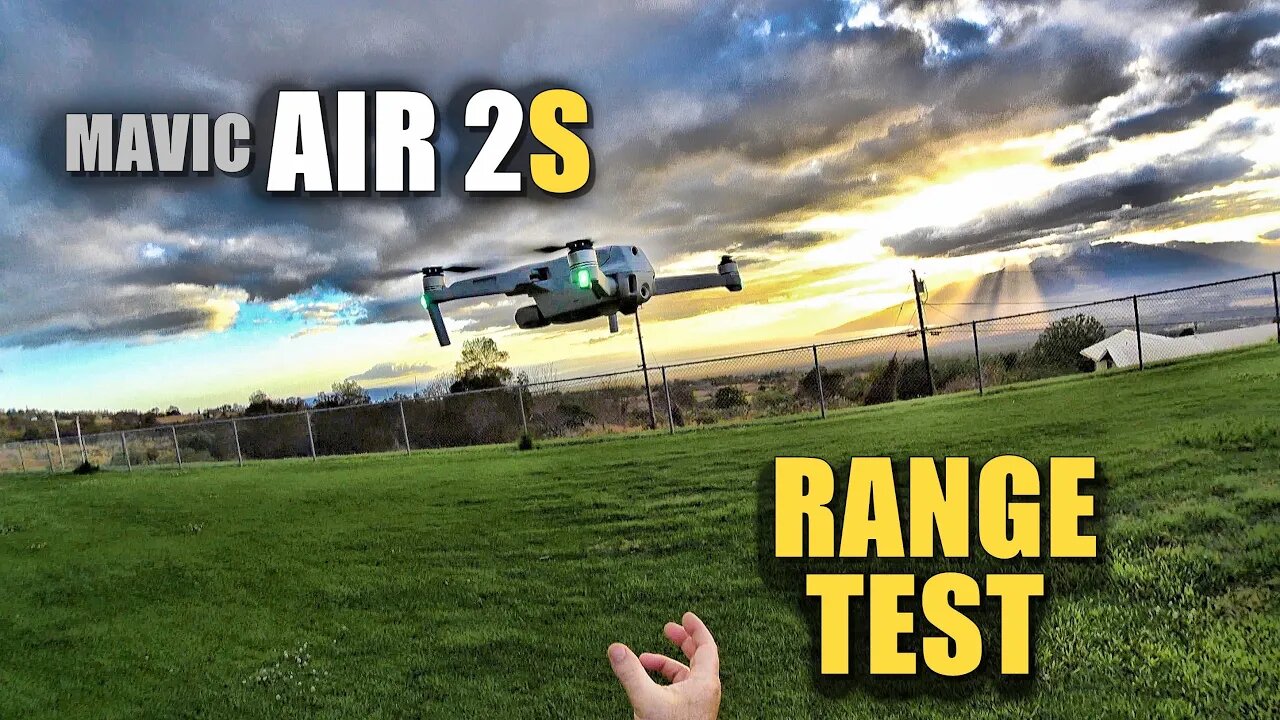 DJI Mavic Air 2S Range Test - How Far Will it Go? (Exploring Hidden Features)