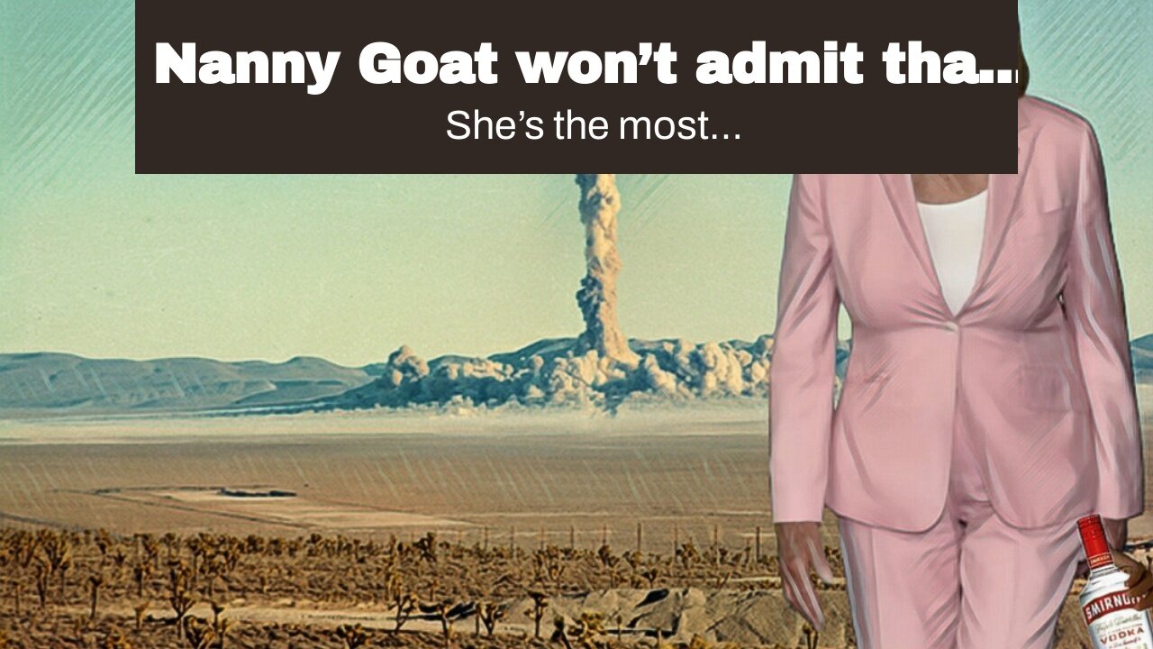 Nanny Goat won’t admit that democrats are gonna get smoked…