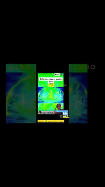 Goku goes super sayain BLUE for the first time #anime #shorts