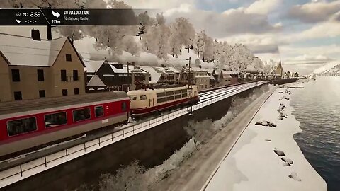 Train Sim World 3 - Museum Tour along the Rhine in the BR DB 103