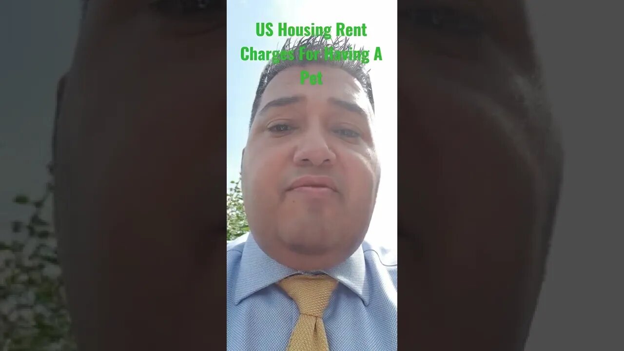 #US #Housing #Rent #Charges For Having A #Pet