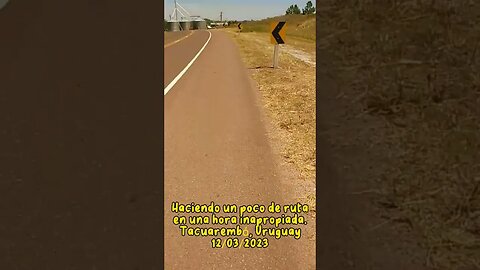 "Haciendo ruta" en una hora inapropiada #tacuarembó #uruguay (12/03/2023)