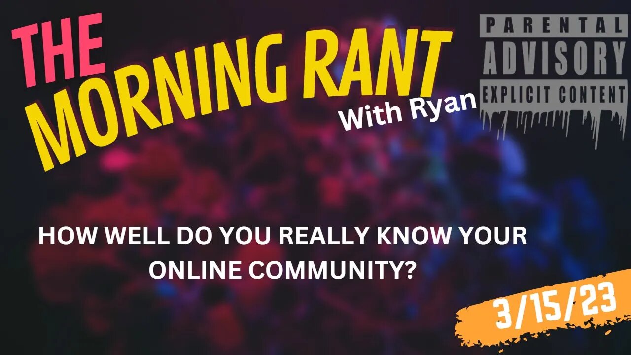 THE MORNING RANT w/RYAN: DO YOU REALLY KNOW YOUR AUDIENCE?