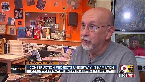 Hamilton businesses struggling amid construction