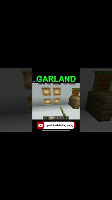 Minecraft: Christmas Garland Idea