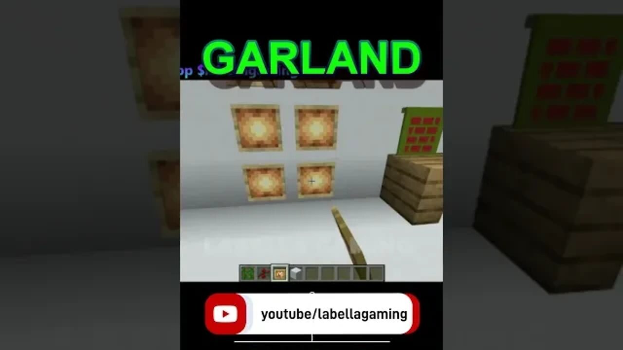 Minecraft: Christmas Garland Idea