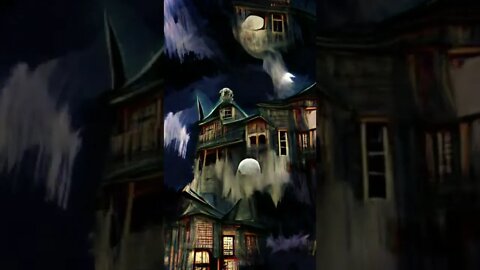 haunted house- art AI - #shorts #animation #art #anime #painting