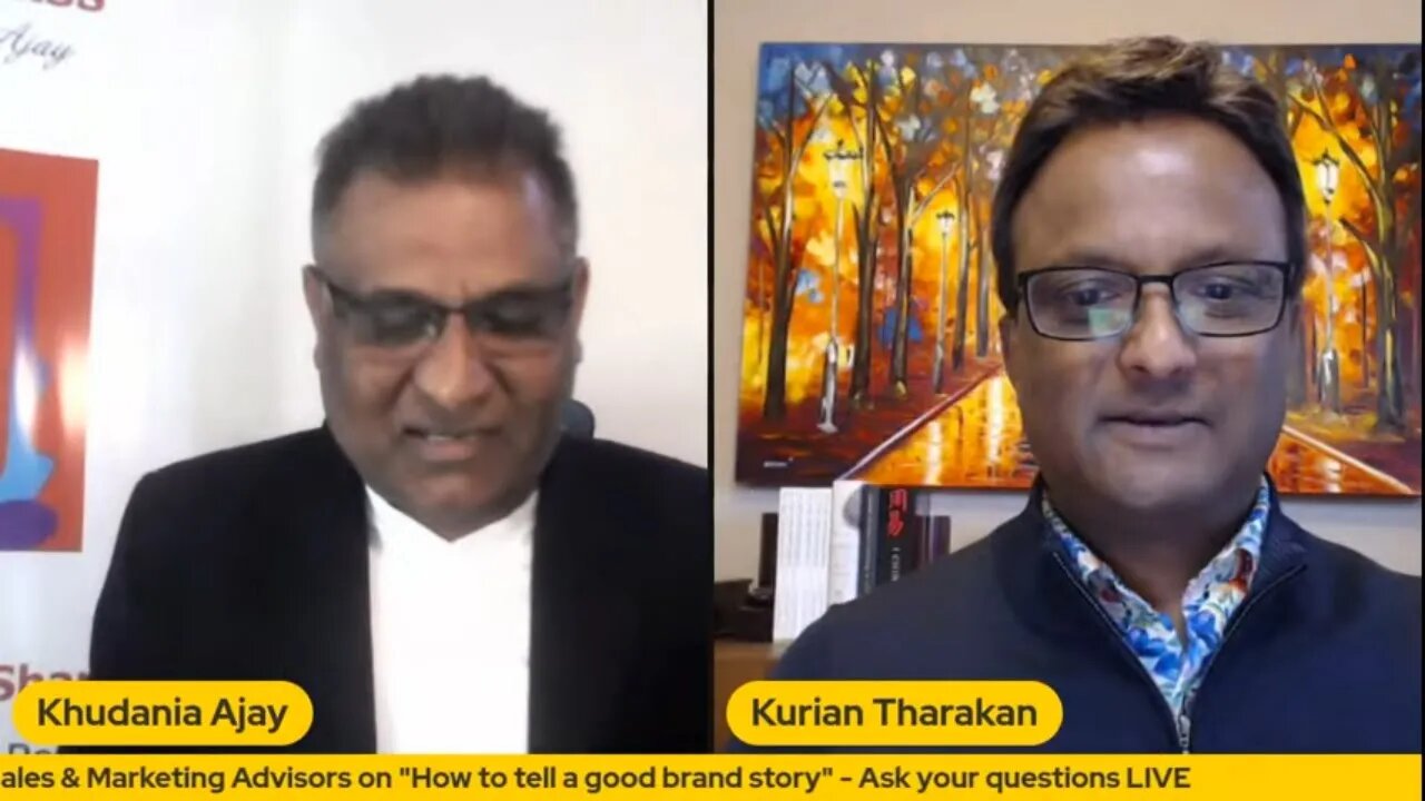 How to tell a great brand story | Kurian Tharakan | LIVE from Edmonton, Canada