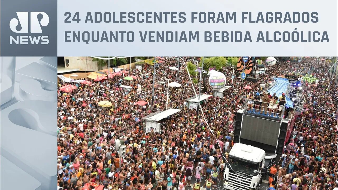 Crianças e adolescentes são retiradas de trabalho infantil nos circuitos do Carnaval de Salvador