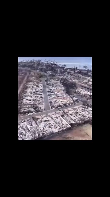 DIRECT ENERGY WEAPON ATTACK [DEW]🏡🚷🔥🛰️TURNS LAHAINA MAUI INTO ASHES🔥🏘️🚷🌳🔥👣🔥🛰️💫