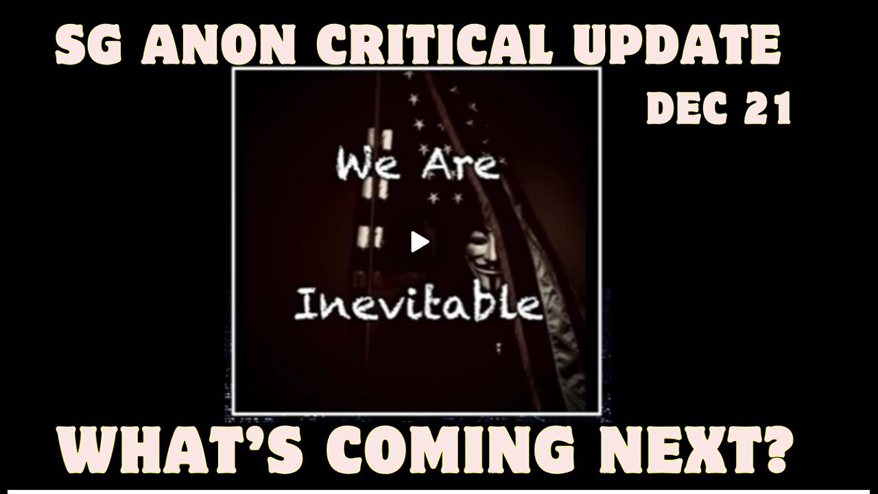 SG Anon Critical Update Dec 2024 - What’s Coming Next... Dec 21