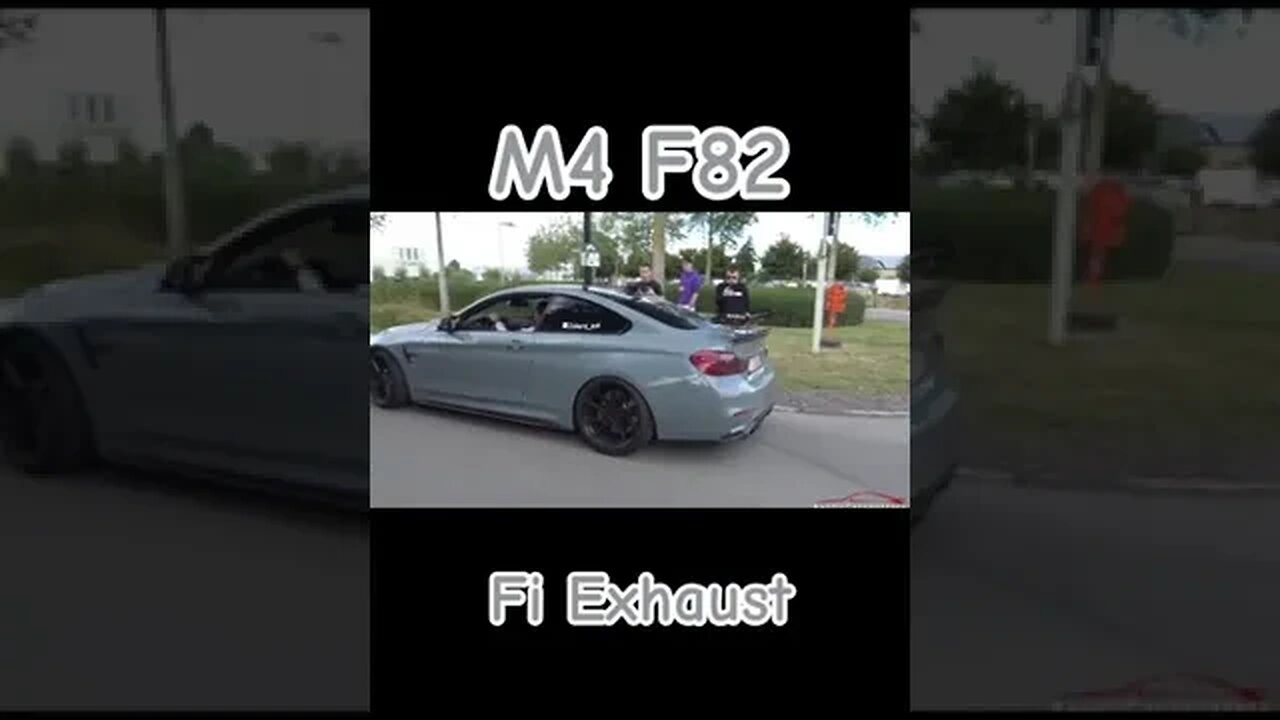 BMW M4 F82 F1 EXHAUST