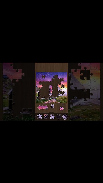 100 piece jigsaw - seaside church