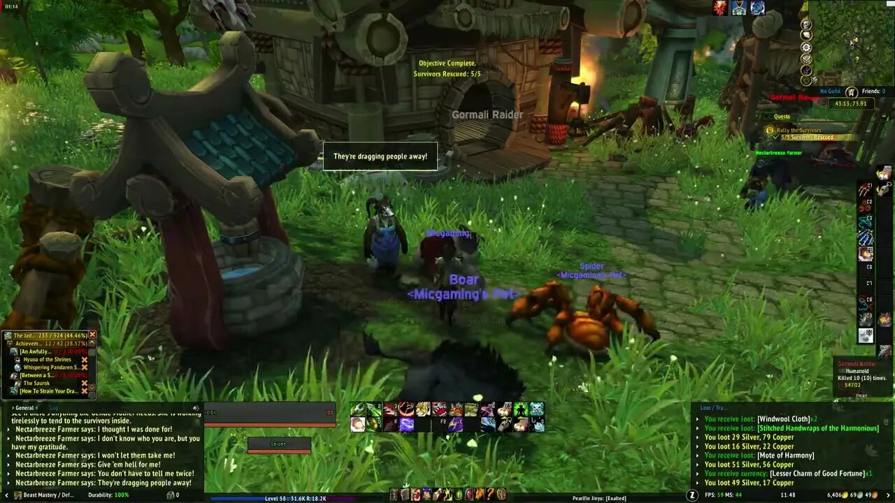 Rally the Survivors World of Warcraft Mists of Pandaria